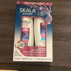 Skala expert! Brazilian brand hair shampoo + conditioner.